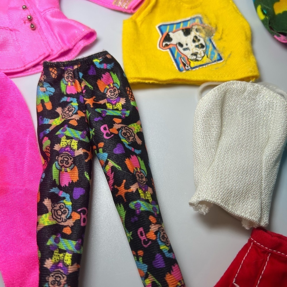 Vintage Mattel Barbie Clothing Doll Mix Lot Troll Pants Pilot Jacket - Picture 10 of 10